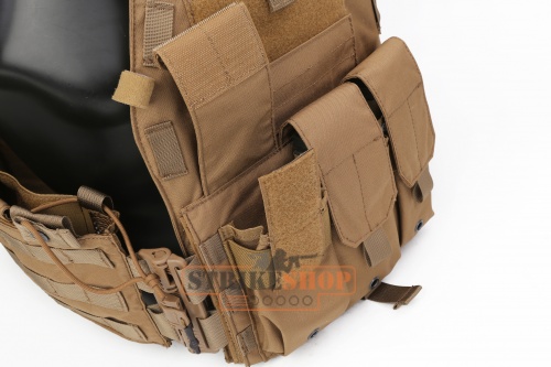 Жилет тактический койот Emersongear Quick Release 094K style Plate Carrier / CB EM7405CB фото 7