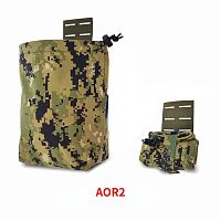 Подсумок на molle для сброса магазинов 600D большой складной AOR2