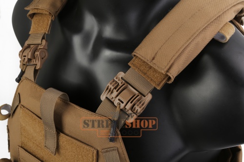 Жилет тактический койот Emersongear Quick Release 094K style Plate Carrier / CB EM7405CB фото 4