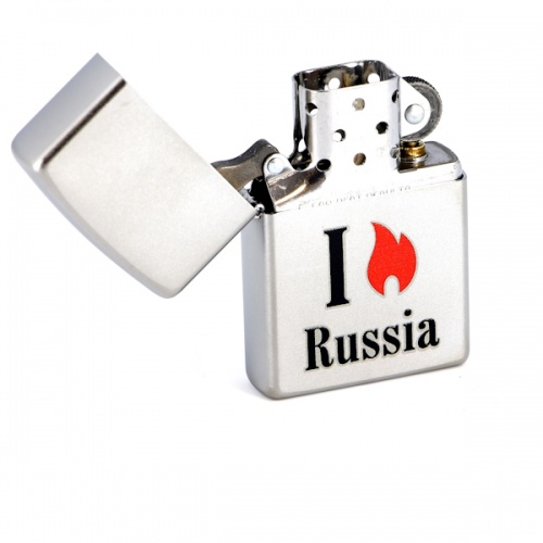 Зажигалка Zippo 205 "Flame Russia" фото 2