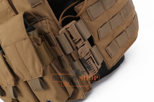 Жилет тактический койот Emersongear Quick Release 094K style Plate Carrier / CB EM7405CB фото 5