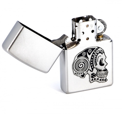 Зажигалка Zippo 205 "Tattoo Skull" фото 2