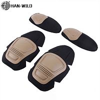 Вставки защитные в костюм Combat Uniform Suit Knee & Elbow Pads Upgrade Version 2 AS-PG0026T