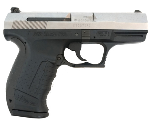 Модель пистолета (WE) WALTHER P99 GBB, металл, WE-PX001 - SILVER фото 4