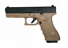 Модель пистолета (KJW)  Glock 17 GBB TAN