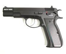 Модель пистолета (KJW) CZ 75 металл Black KP-09 