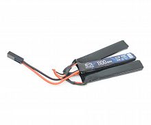 АКБ BlueMAX 11.1V Lipo 1100mAh 20C трехлепестковый 3x (5.2x21x102) М-серия цевье, приклад