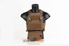 Жилет тактический койот Emersongear FCS Style VEST W/MK Chest Rig SET/CB500D EM7407CB