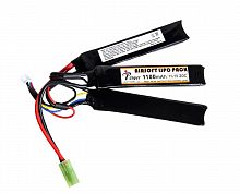 АКБ iPower 11.1V LiPO 1100mAh 20с ALP1100R4B-3S  6х21х103 x3 трехлепестковый - все типы