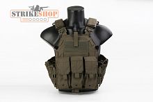 Жилет тактический олива Emersongear Quick Release 094A style Plate Carrier / RG EM7405RG