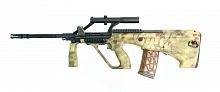 Модель автомата APS Steyr AUG-A1 Military Adjustable Scope (790mm), AEG, металл, пластик - KU902