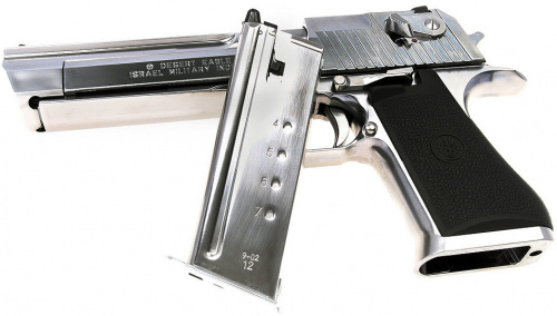 Модель пистолета (Tokyo Marui) DESERT EAGLE CHROME, GBB, пластик, 4952839142160 фото 2