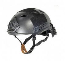 ШЛЕМ ПЛАСТИКОВЫЙ FMA  ABS Fast PJ type c рельсами L/XL Black AS-HM0015B